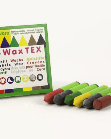 Gym bag 'Camping bliss- fox' + Nawaro Textile wax crayons - Ridges And Steam
