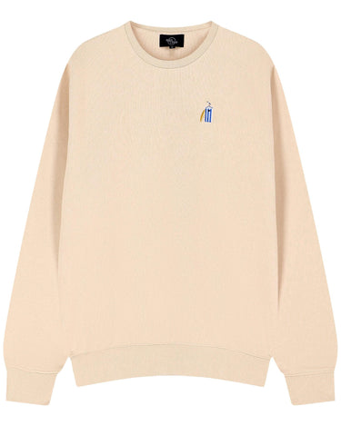 Unisex 'Take me to the sea' sweater - Beach house - beige - Ridges And Steam