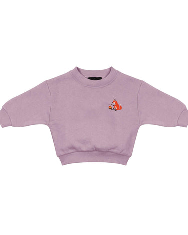 Baby/kids Camping Bliss sweater with fox embroidery - Ridges And Steam