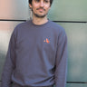 Sustainable comfy sweater for men. Fairly made from organic & recycled cotton. Free shipping to Belgium and the Netherlands. Wear it all year long!